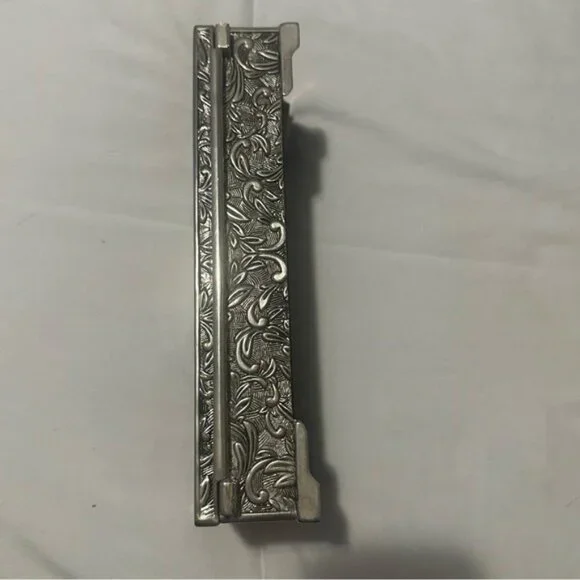 Vtg Godinger Silver 1992 Velvet-Lined Jewelry Box 9x4x2 | Quiet Luxury Decor - Picture 5 of 12